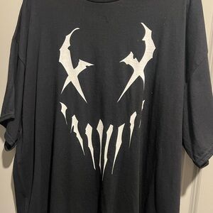 Mushroomhead Black Short Sleeve Tee with White Graphic 2XL New